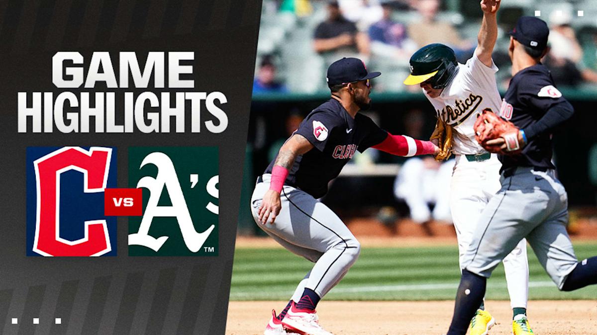 Highlights of the Guardians versus A’s game Highlights of the Guardians versus A’s game