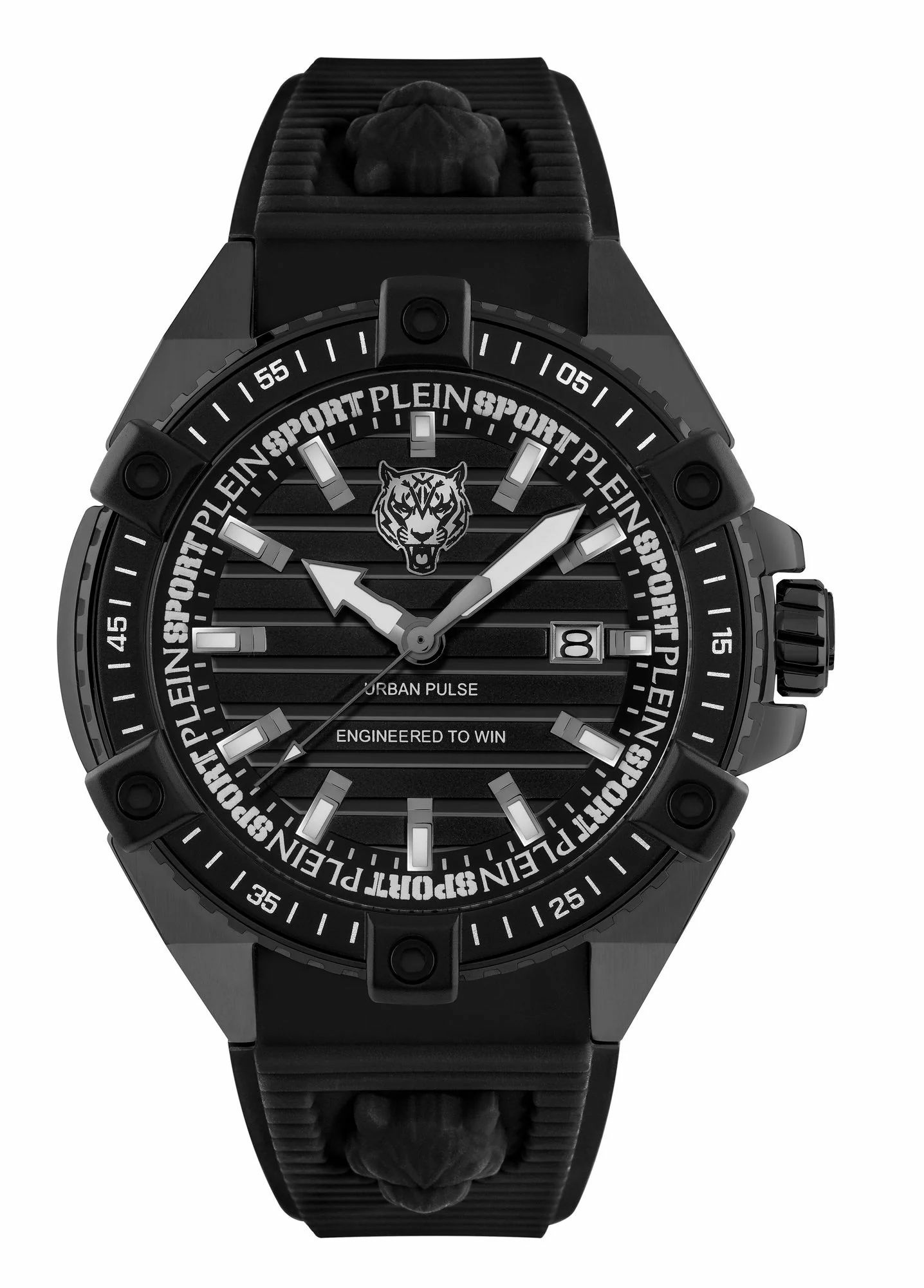 Philipp Plein Uhr Herren Urban Pulse PSFDA0324 Schwarz / IP‑Black / Silikon Philipp Plein Uhr Herren Urban Pulse PSFDA0324 Schwarz / IP‑Black / Silikon