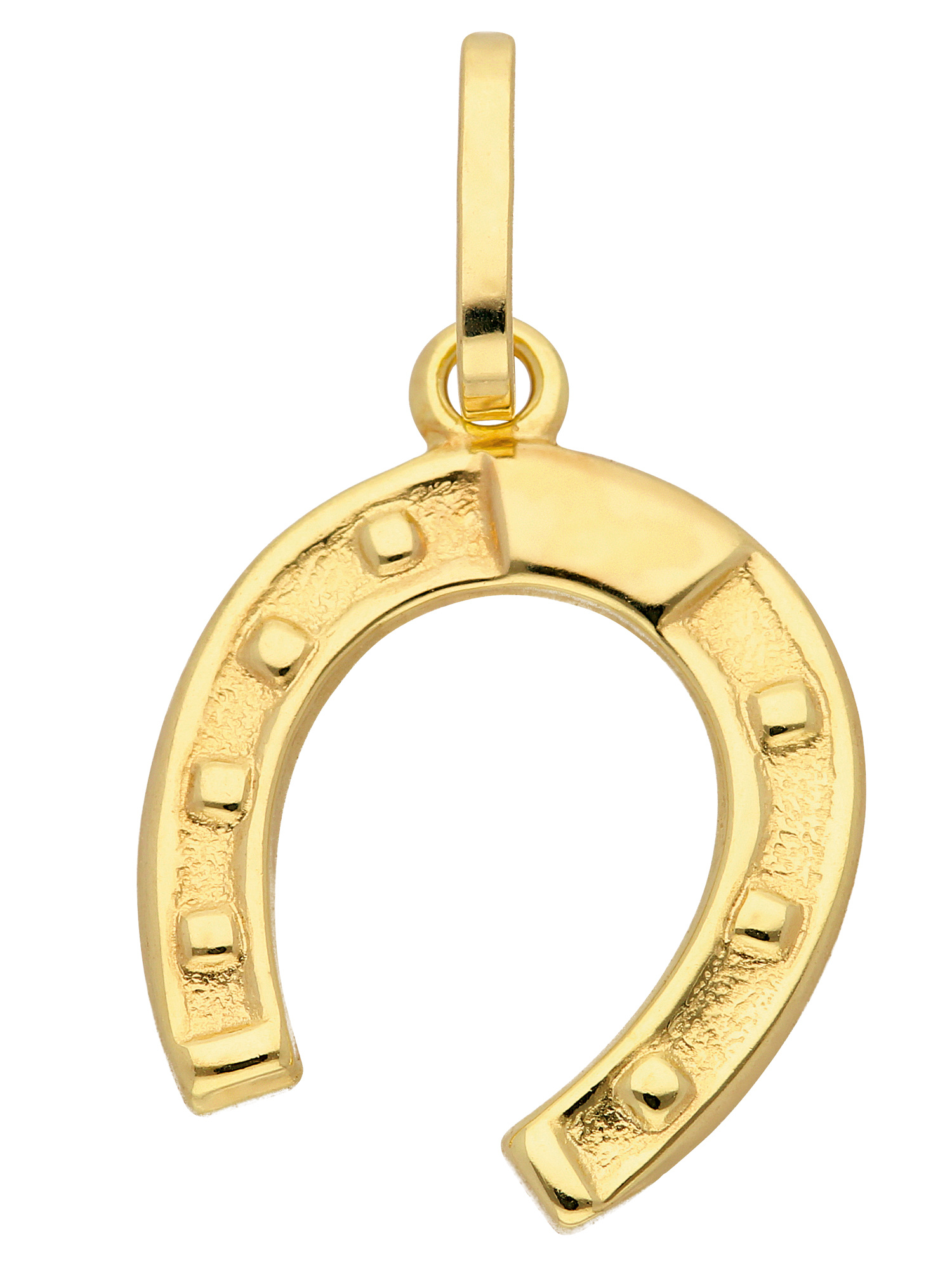 Damen 333 Gold Anhänger Hufeisen – Bild 2