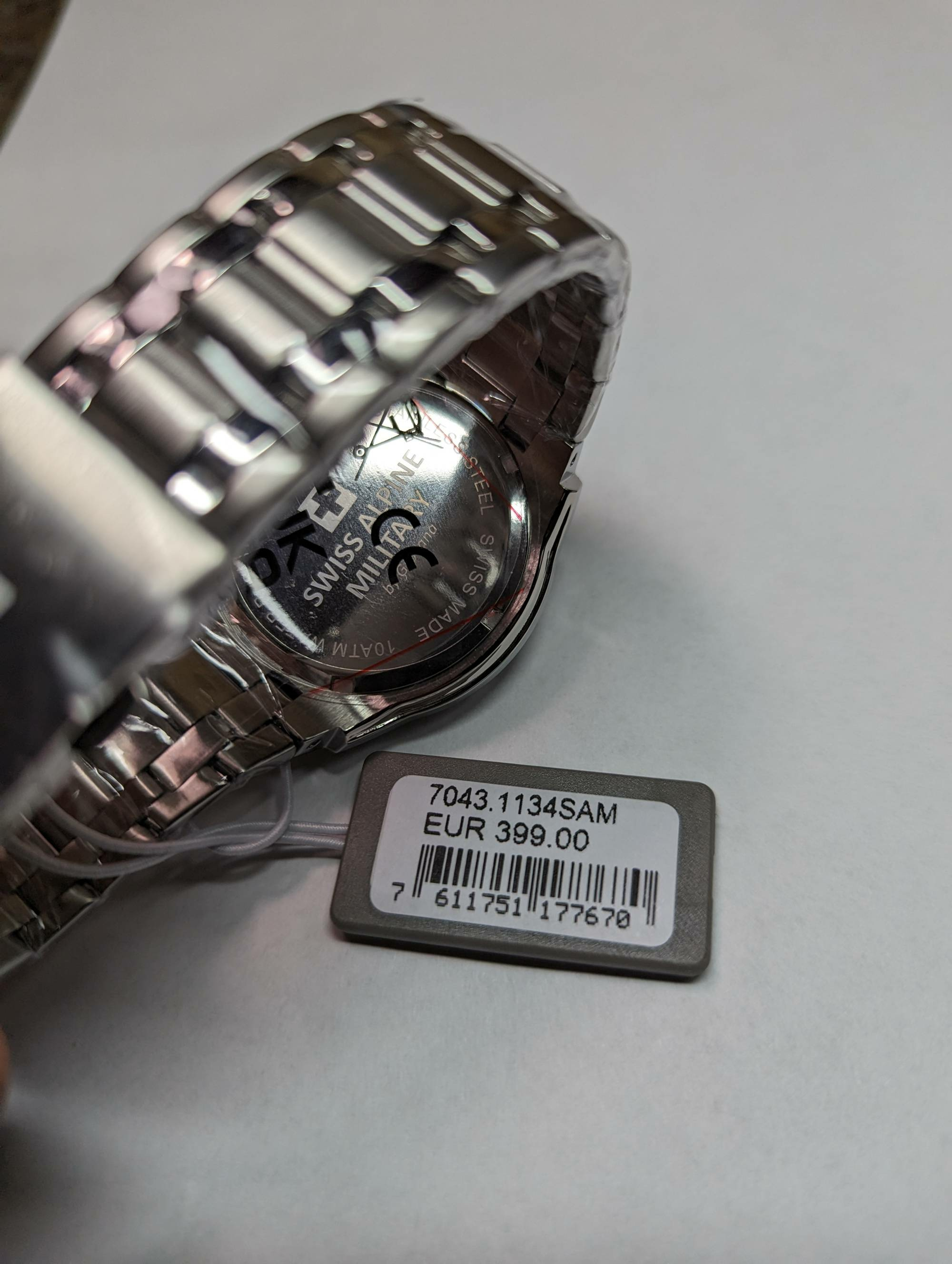 Swiss Alpine Military by Grovana Herren Armbanduhr Star Fighter 41 mm Armband Ed... – Bild 2