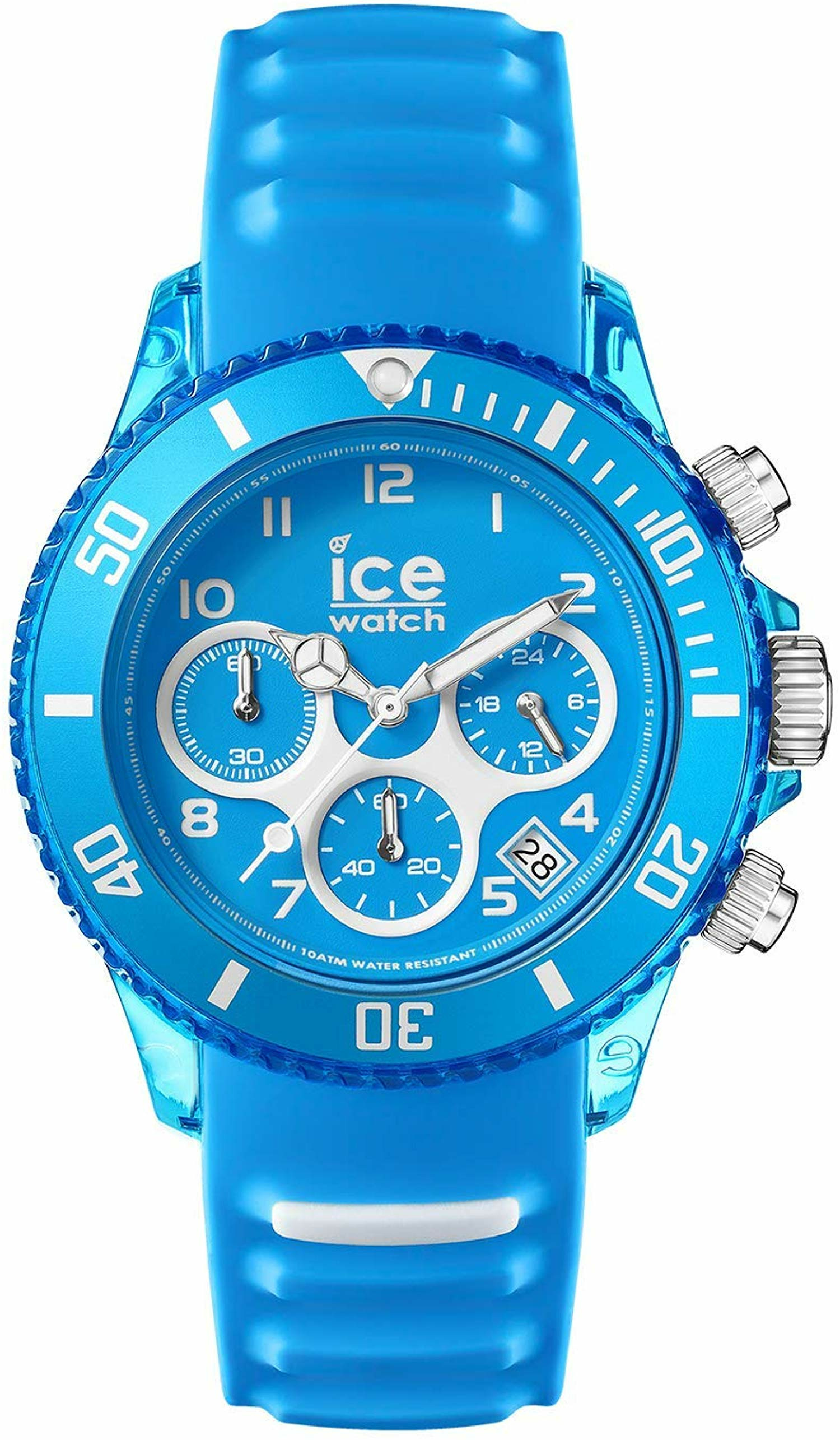 Ice-Watch - Ice Aqua Malibu - Blau Herrenuhr mit Silikonarmband - Chrono - 01273... – Bild 2