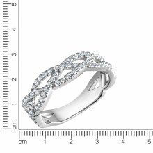 ZEEme Silver Silber 925 rhodiniert mit Zirkonia weiß Ring 41679088484446 ZEEme Silver Silber 925 rhodiniert mit Zirkonia weiß Ring 41679088484446