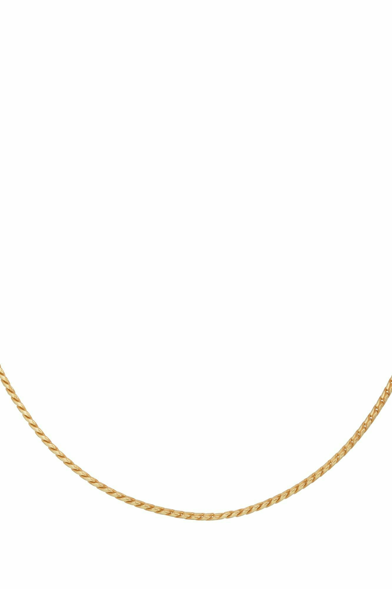 Collier 925 Silber vergoldet Panzerkette rund slim 41184835240030 Collier 925 Silber vergoldet Panzerkette rund slim 41184835240030