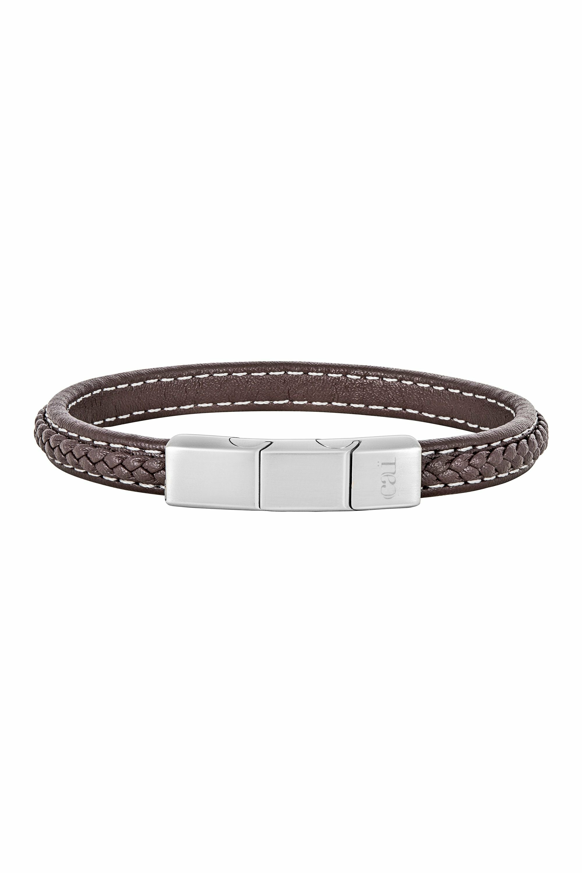 Armband Leder braun 21cm + Verlängerung 41185185136734 – Bild 3