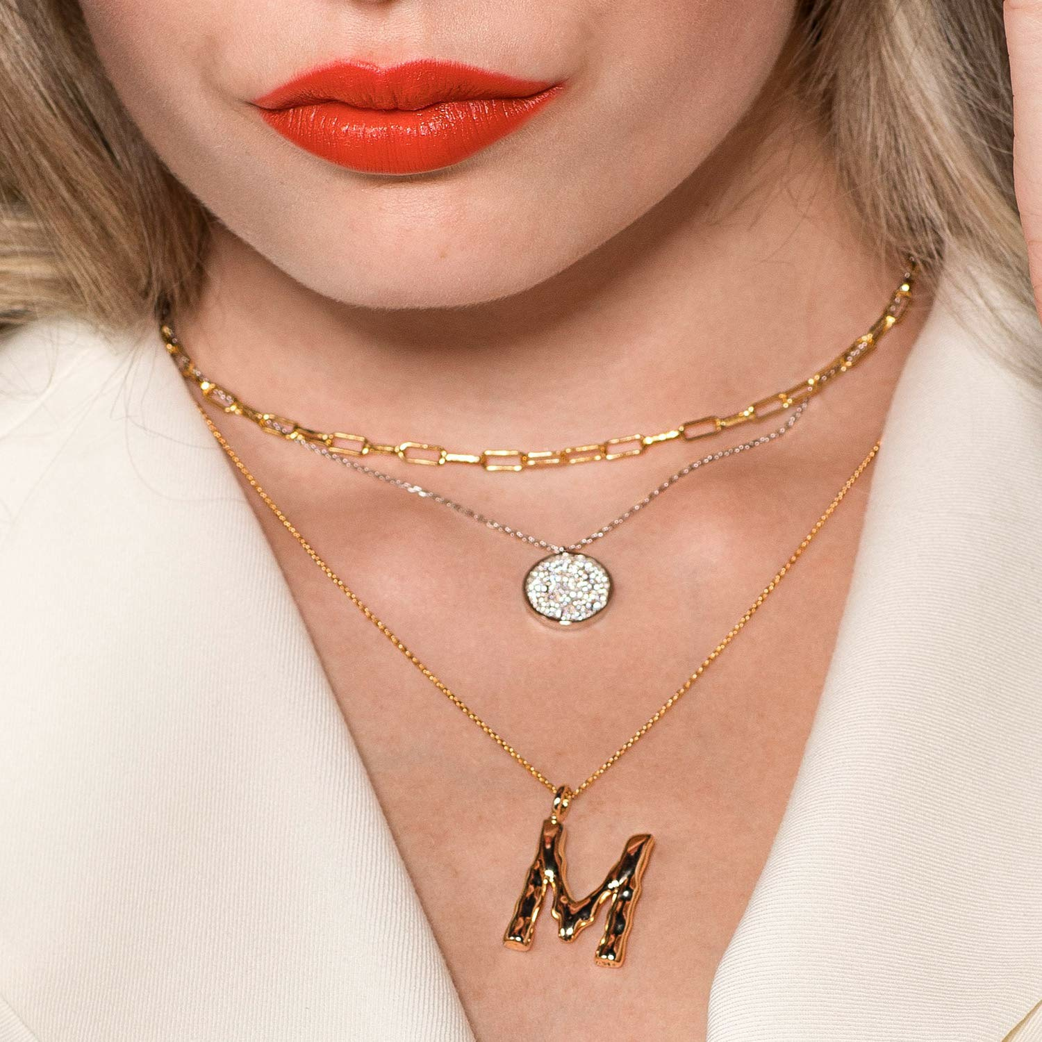 Xenox Damen Halskette Sterling Silber 925 und Anhänger XS2025 – Bild 3