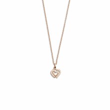 XENOX Halskette Damen Love Story Silber Anhänger Herz XENOX Halskette Damen Love Story Silber Anhänger Herz