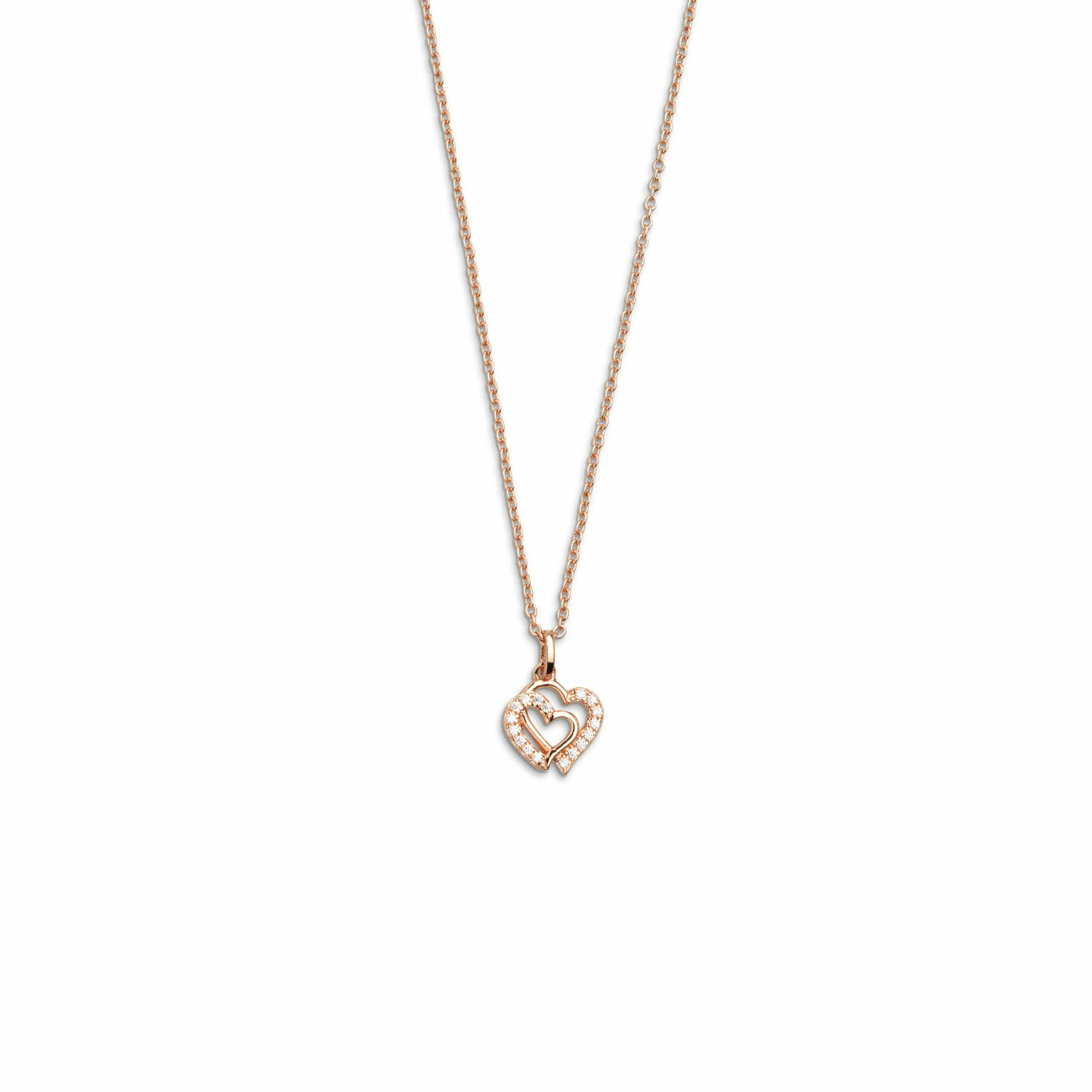 XENOX Halskette Damen Love Story Silber Anhänger Herz XENOX Halskette Damen Love Story Silber Anhänger Herz