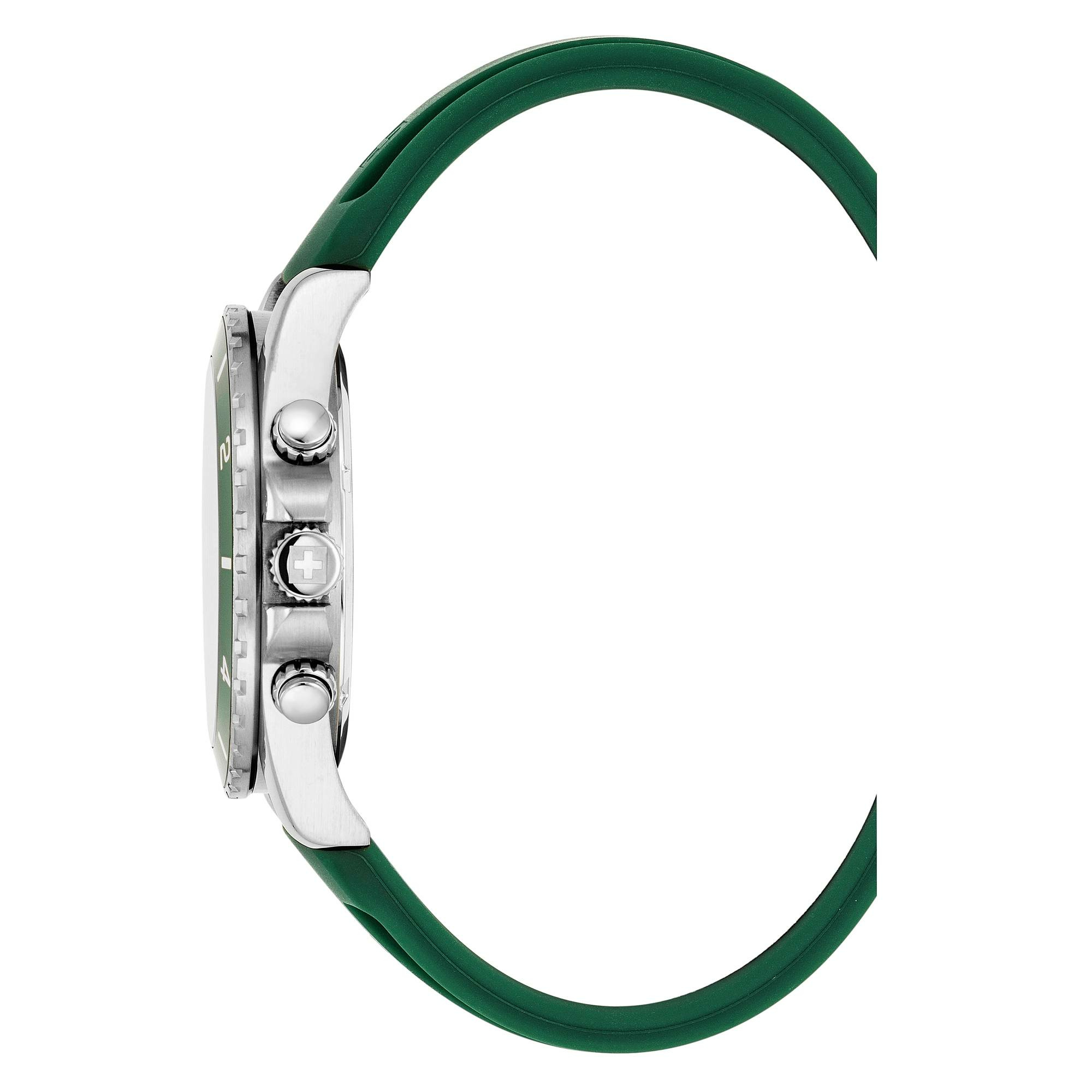 Swiss Alpine Military Herrenuhr Sierra, Chronograph, Edelstahl, Grün-Silber, Art... Swiss Alpine Military Herrenuhr Sierra, Chronograph, Edelstahl, Grün-Silber, Art...