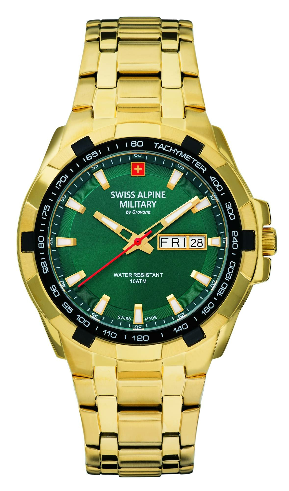 Swiss Alpine Military by Grovana Herren Armbanduhr Star Fighter 41 mm Armband Ed... – Bild 3