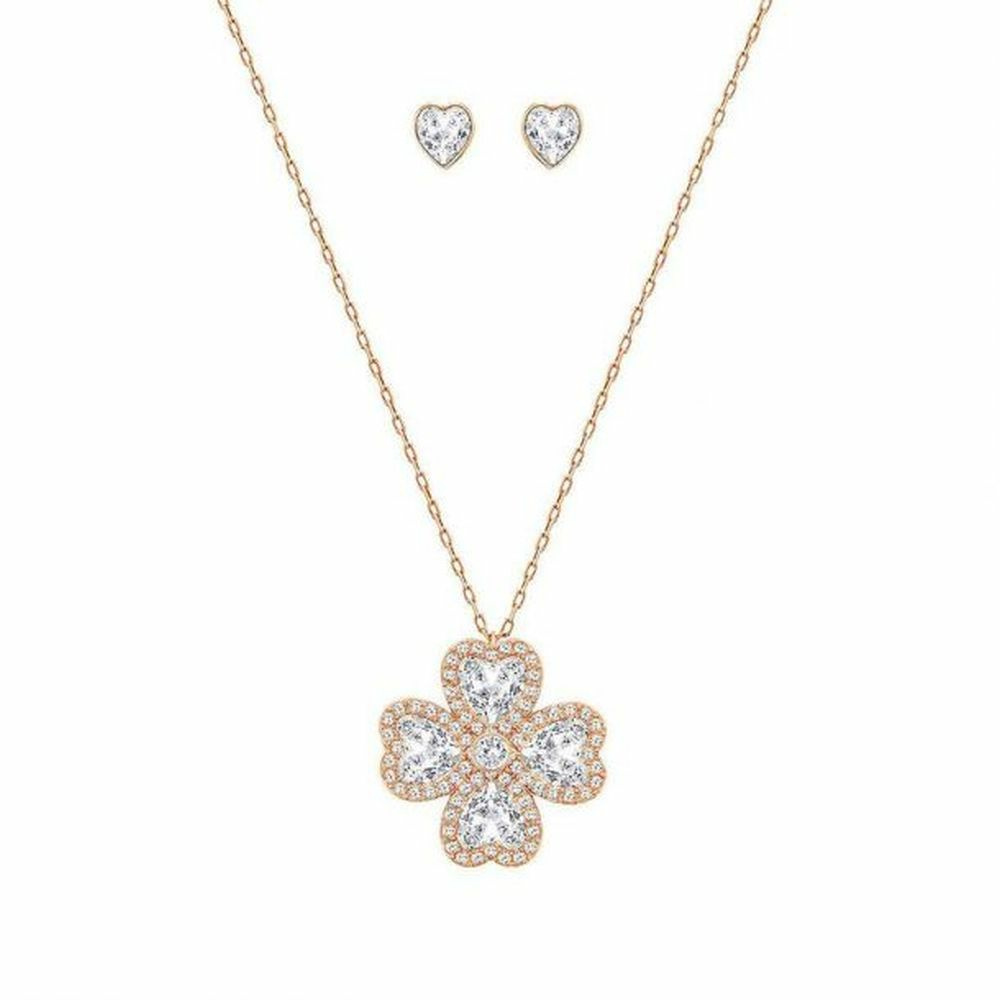 Swarovski Schmuck-Set Deary Love & Hearts Weiß, Roségold 5259170 – Bild 3