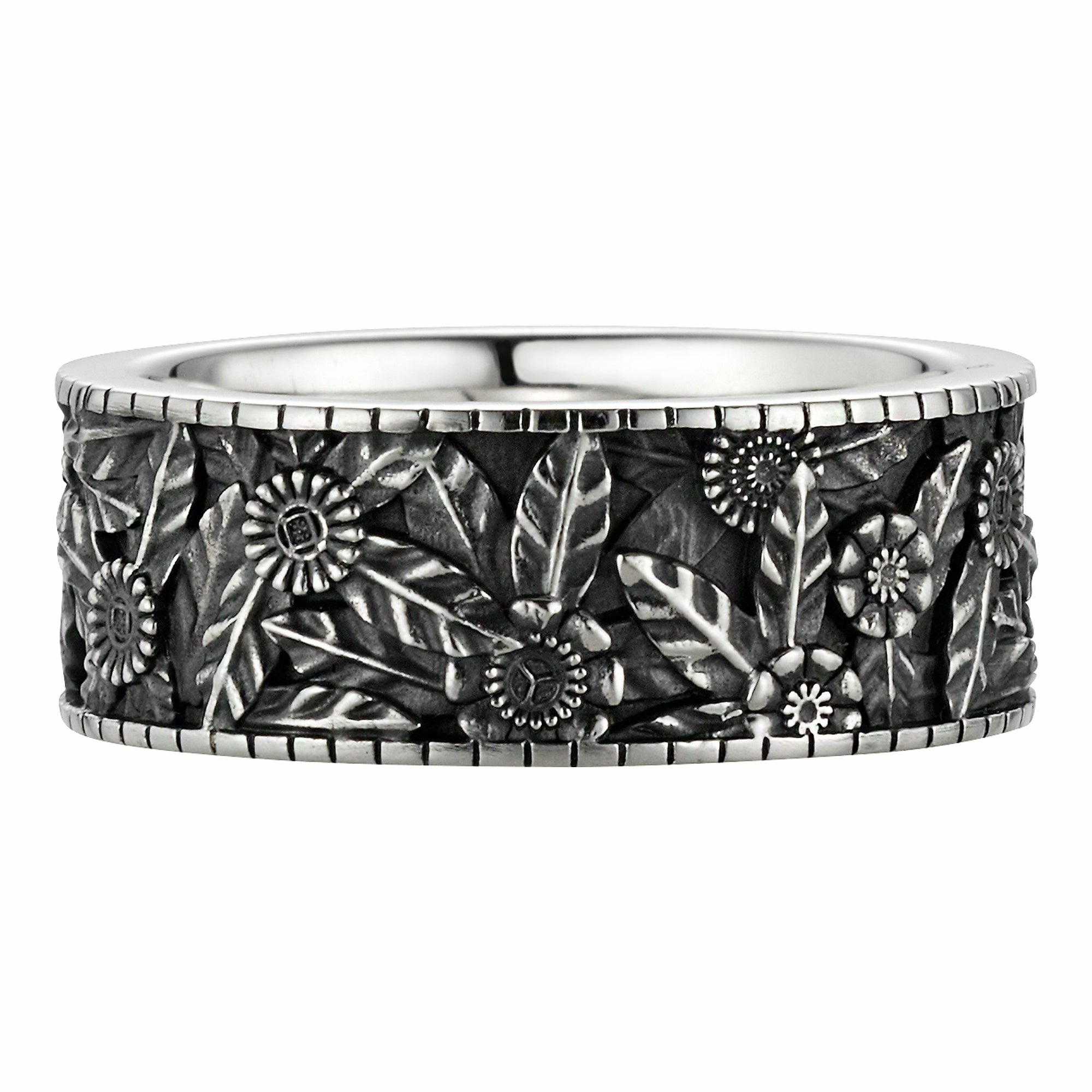 Ring 925/- Sterling Silber oxidiert-poliert 41179028062302 Ring 925/- Sterling Silber oxidiert-poliert 41179028062302