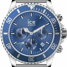 Ice-Watch - ICE steel Mesh blue Chrono - Blaue Herrenuhr mit Metallarmband - Chr... Ice-Watch - ICE steel Mesh blue Chrono - Blaue Herrenuhr mit Metallarmband - Chr...