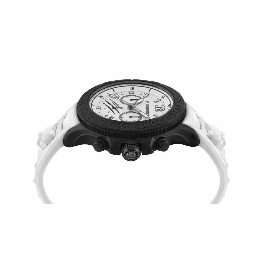 Plein Sport Herren Chronograph Warrior Tech PS6BA0224 Schwarz Weiß 47 mm – Bild 3