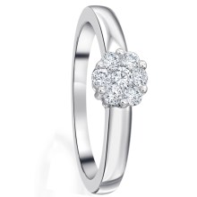 0.25 ct Diamant Brillant Ring aus 585 Weißgold 0.25 ct Diamant Brillant Ring aus 585 Weißgold