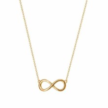 XENOX Collier Infinity aus 925/- Sterlingsilber IP-vergoldet gelb XENOX Collier Infinity aus 925/- Sterlingsilber IP-vergoldet gelb