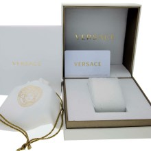 VERSACE Herren Armbanduhr V CIRCLE Lederarmband schwarz VEBQ009 18 VERSACE Herren Armbanduhr V CIRCLE Lederarmband schwarz VEBQ009 18