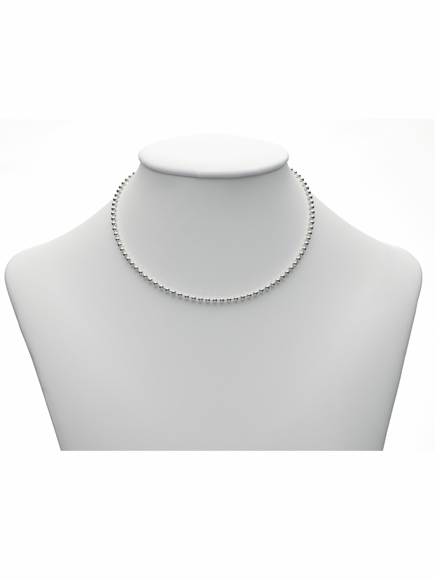 Damen 925 Silber Kugel Halskette Ø 2,5 mm – Bild 3