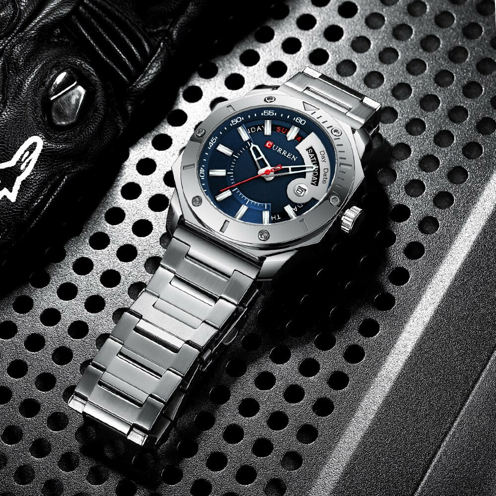 CURREN Men Quartz Wristwatch Stainless Steel 8344 – Bild 2