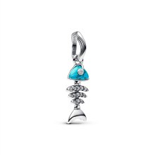 Pandora Moments Türkisfarbener Fischgräte Charm-Anhänger 793894C01 Pandora Moments Türkisfarbener Fischgräte Charm-Anhänger 793894C01