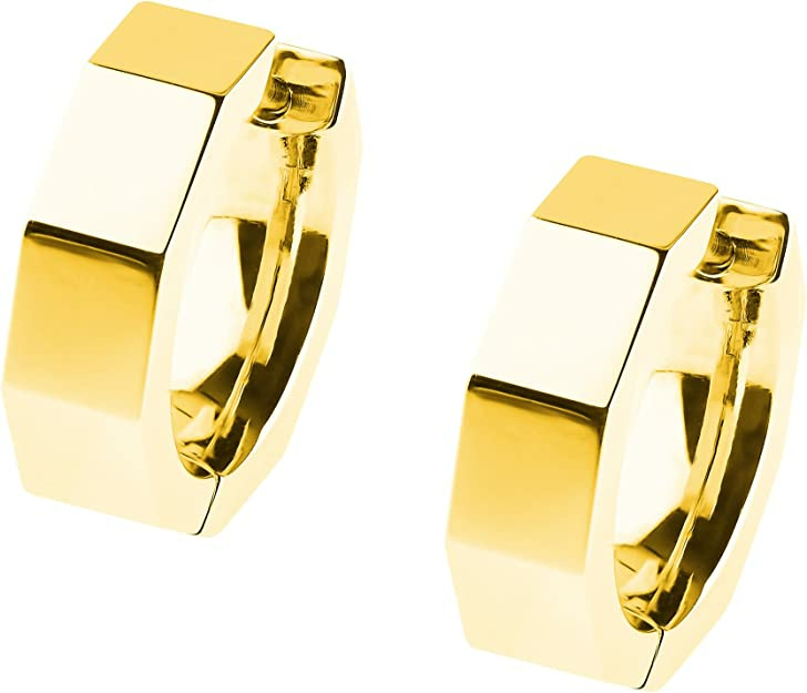 Ernstes Design Damen Creolen evia Ohrringe Gold E604 – Bild 2