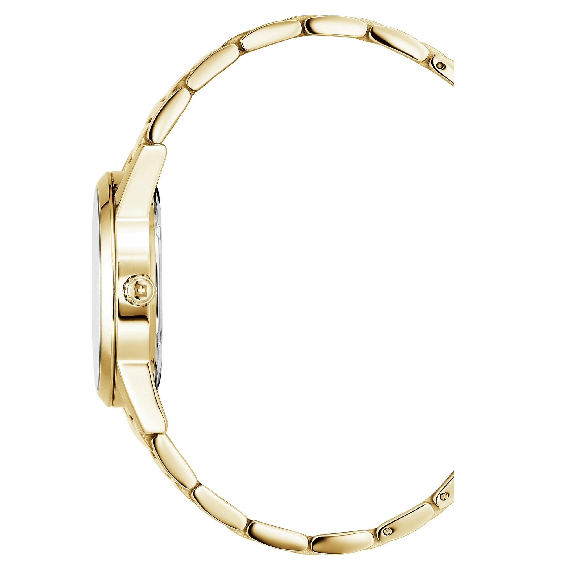 Swiss Alpine Military Damenuhr Argos gold grün 34mm 7767.1114 Swiss Alpine Military Damenuhr Argos gold grün 34mm 7767.1114