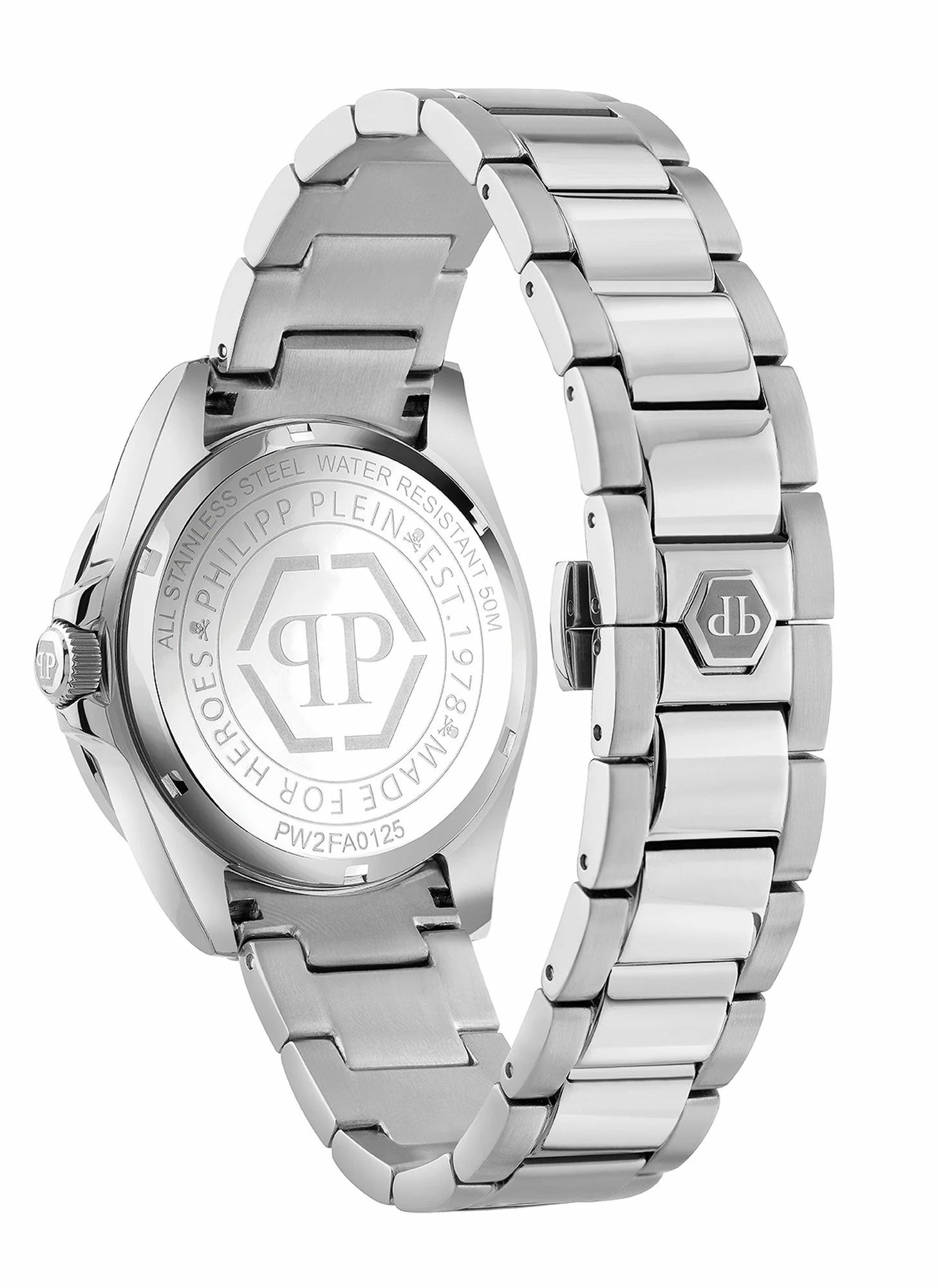 Philipp Plein Damenuhr Lady Empire PW2FA0125 Silber / Blau (Edelstahl) – Bild 3