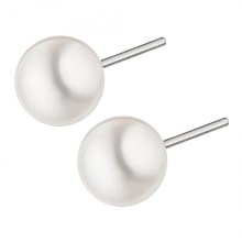 Ernstes Design Damen Ohrstecker Perlen Silber E248 Ernstes Design Damen Ohrstecker Perlen Silber E248