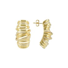 CL Earring Croissant With Stones CL Earring Croissant With Stones