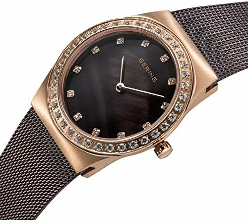 Bering Damen Armbanduhr Ceramic 35 mm Armband Edelstahl, Keramik 32435-999 – Bild 2