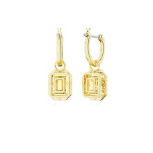 Swarovski Damen Ohrhänger Una Drop-Ohrhänger, Oktagon-Schliff, Swarovski Damen Ohrhänger Una Drop-Ohrhänger, Oktagon-Schliff,