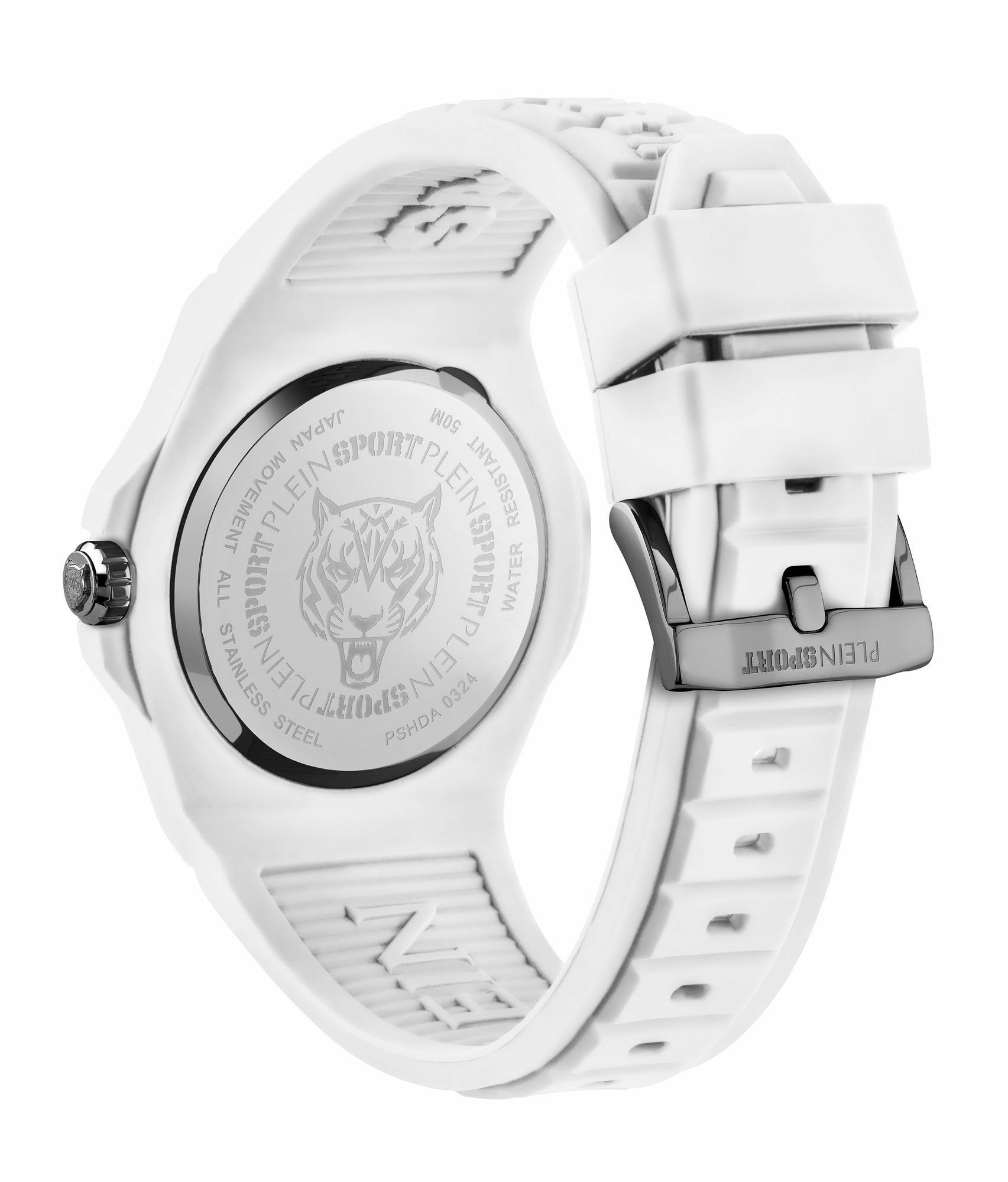 Philipp Plein Unisex Uhr New Fearless PSHDA0324 Weiß Kunststoff 46 mm – Bild 3