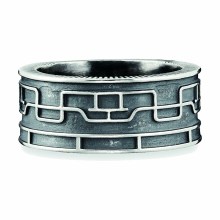 Ring 925/- Sterling Silber oxidiert Linien Japan 41184233422942 Ring 925/- Sterling Silber oxidiert Linien Japan 41184233422942