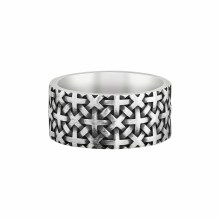 Ring 925/- Sterling Silber matt-oxidiert Flechtoptik 41184743817310 Ring 925/- Sterling Silber matt-oxidiert Flechtoptik 41184743817310