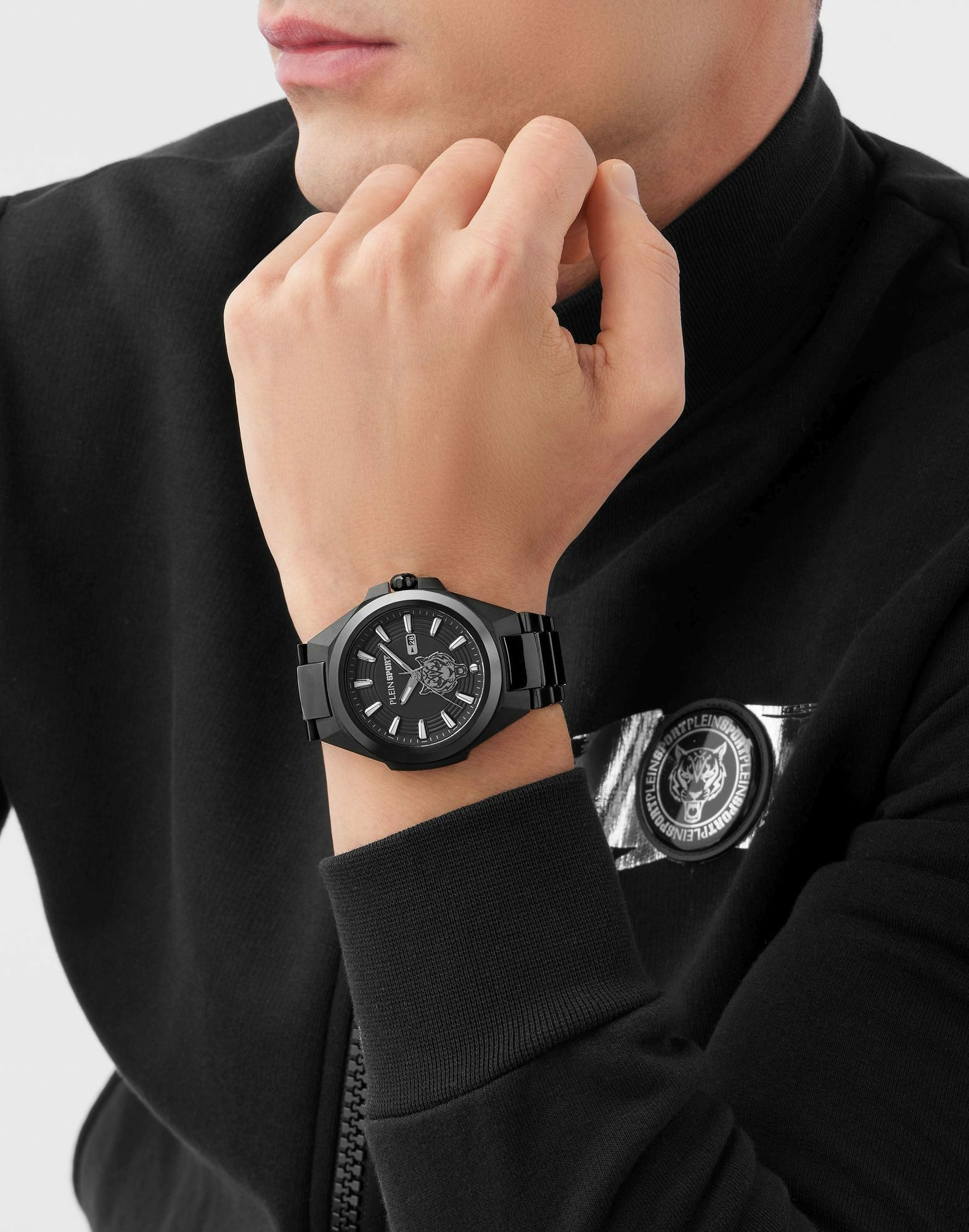 Plein Sport Uhr Herren TIGERMASTER PS7BA0924 Schwarz – Bild 3