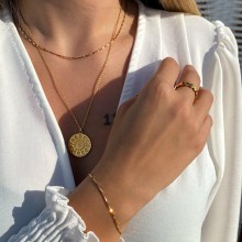 Armband 925/- Sterling Silber vergoldet Schlangenkette vierseitig diamantiert ge... Armband 925/- Sterling Silber vergoldet Schlangenkette vierseitig diamantiert ge...