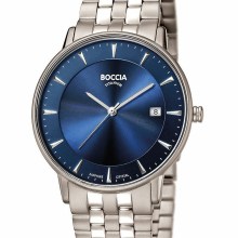 Boccia Herrenarmbanduhr Titan mit Datumsanzeige 3607-03 Boccia Herrenarmbanduhr Titan mit Datumsanzeige 3607-03