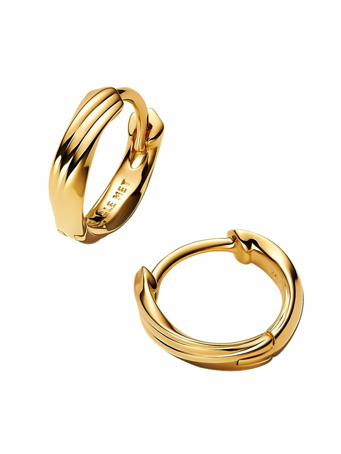 Pandora Damen-Ohrringe Huggies Gedreht Goldfarben 263871C00 Pandora Damen-Ohrringe Huggies Gedreht Goldfarben 263871C00