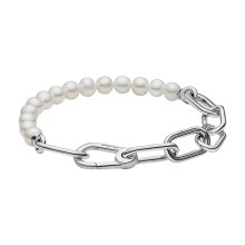 Pandora Damenarmband mit Perlen 16cm Silber 599694C01-2 Pandora Damenarmband mit Perlen 16cm Silber 599694C01-2