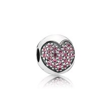 Pandora Damen-Charm 925 Sterling Silber Zirkonia rosa 791053CZS Pandora Damen-Charm 925 Sterling Silber Zirkonia rosa 791053CZS