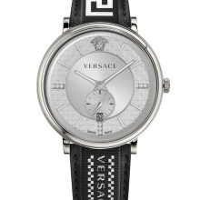 Versace Herren Armbanduhr V-circle 42 mm Multifunktionszifferblatt mit Datumsfe... Versace Herren Armbanduhr V-circle 42 mm Multifunktionszifferblatt mit Datumsfe...