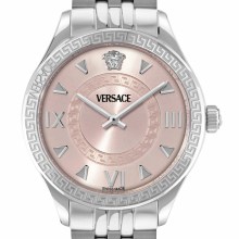 Versace Uhr Damen Hellenyium Lady Silber Rosé Zifferblatt 35 mm VE2S00825 Versace Uhr Damen Hellenyium Lady Silber Rosé Zifferblatt 35 mm VE2S00825