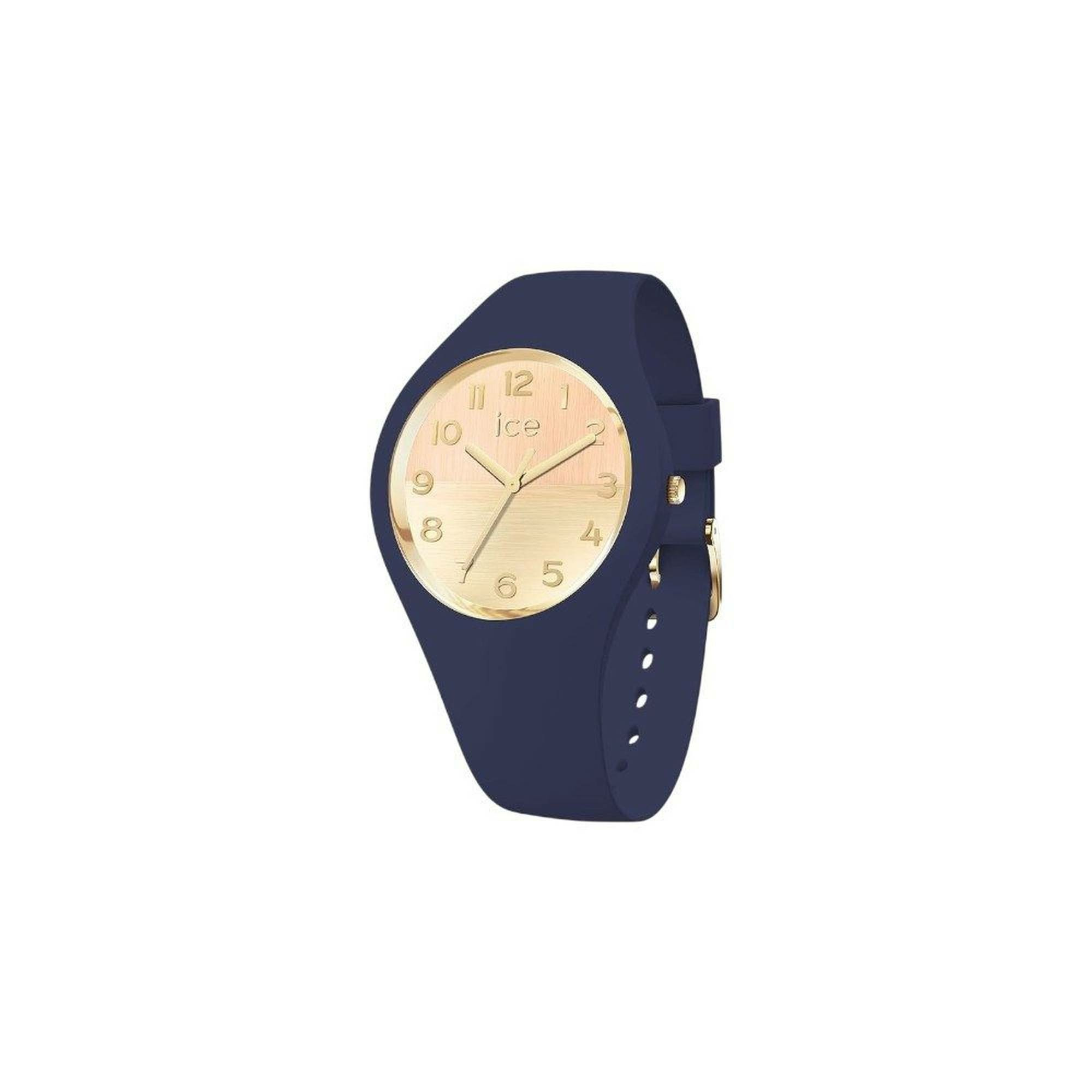 Ice-Watch Analoguhr Damen ICE horizon Night gold Small blau gold 021363 – Bild 2
