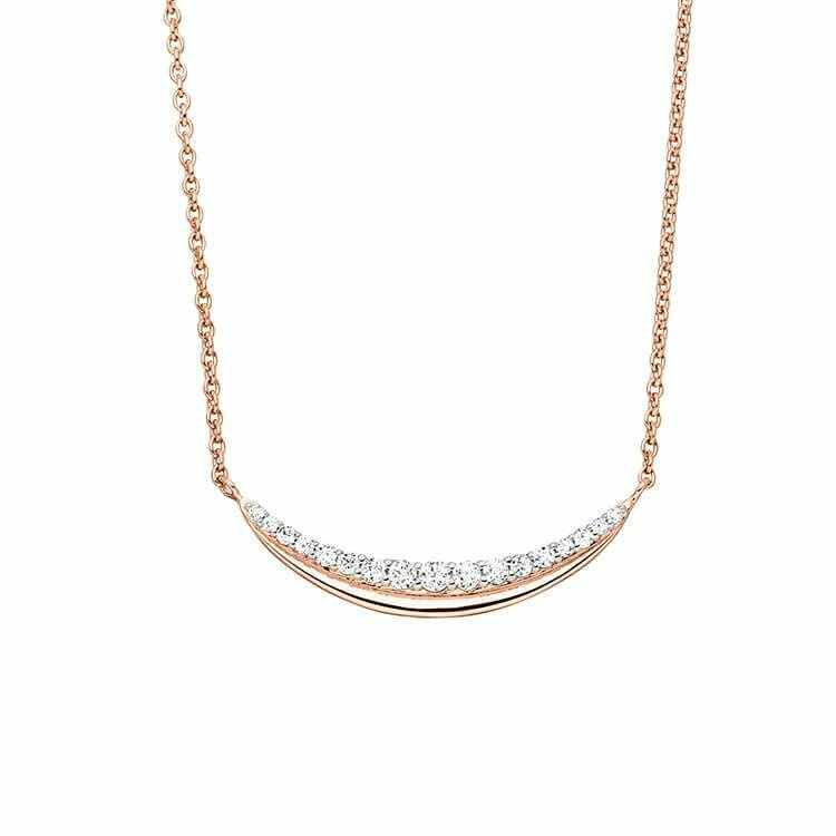 Viventy Damenkette Zirkonia-Collier Rosegold 784378 Viventy Damenkette Zirkonia-Collier Rosegold 784378