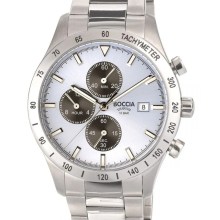 Boccia Herren-Chronograph Silber 3739-01 Boccia Herren-Chronograph Silber 3739-01