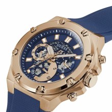 Guess Herren Armbanduhr Third Gear Multifunktion skeleton blau 46 mm GW0334G3 Guess Herren Armbanduhr Third Gear Multifunktion skeleton blau 46 mm GW0334G3