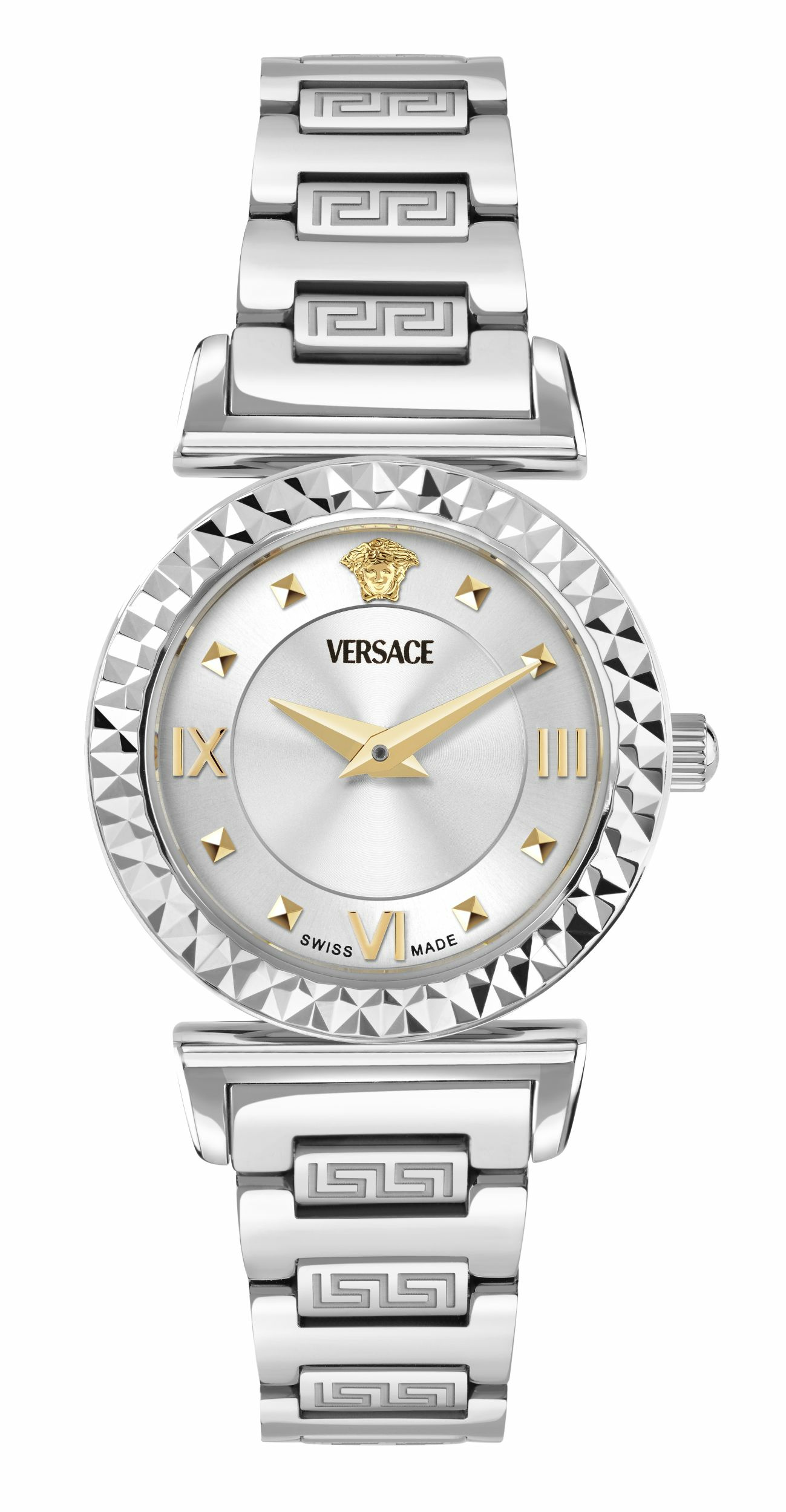 Versace Armbanduhr Damen Mini Vanity Silber VEGFA0325 Versace Armbanduhr Damen Mini Vanity Silber VEGFA0325