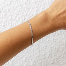 Armband 925/- Sterling Silber rhodiniert zweireihige Venezianer Kette 4118468260... Armband 925/- Sterling Silber rhodiniert zweireihige Venezianer Kette 4118468260...