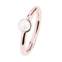 Ernstes Design Damen Ring Süßwasser-Button-Perle 6mm Größe 55 Rosegold R491-55 Ernstes Design Damen Ring Süßwasser-Button-Perle 6mm Größe 55 Rosegold R491-55
