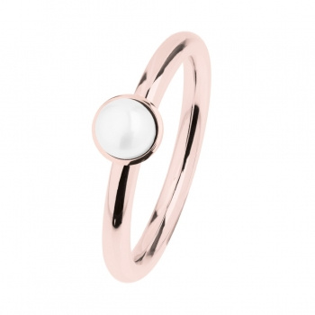 Ernstes Design Damen Ring Süßwasser-Button-Perle 6mm Größe 55 Rosegold R491-55 Ernstes Design Damen Ring Süßwasser-Button-Perle 6mm Größe 55 Rosegold R491-55