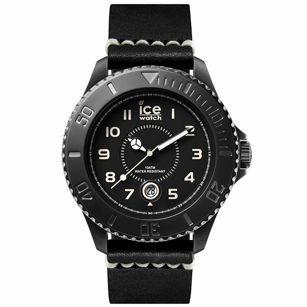 Ice-Watch Herren-Armbanduhr Analog Quarz Leder HE.BK.BM.B.L.14 - 001198 ICE / HE... Ice-Watch Herren-Armbanduhr Analog Quarz Leder HE.BK.BM.B.L.14 - 001198 ICE / HE...